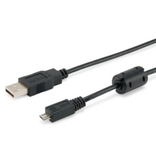 equip cable usb 2.0 equip tipo a -  micro usb tipo b 1.8m con ferrita