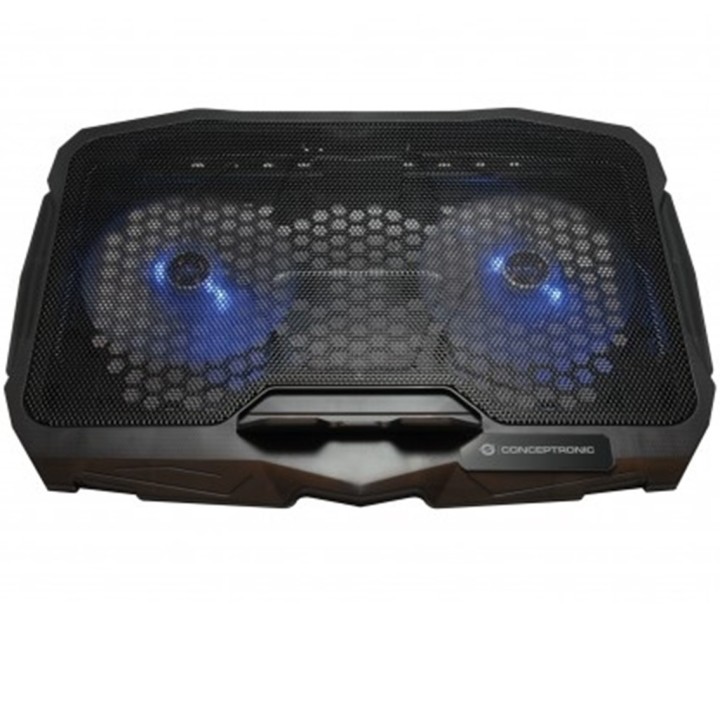 conceptronic soporte - base de refrigeracion conceptronic thana07b para portatiles hasta 15.6pulgada