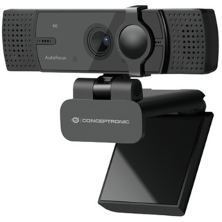 conceptronic webcam 4k conceptronic amdis07b 8.3mp -  4k ultra hd - usb - angulo vision 80o - enfoqu