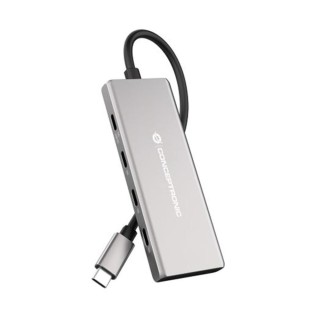 conceptronic hub usb tipo c conceptronic hubbies17g 7 puertos