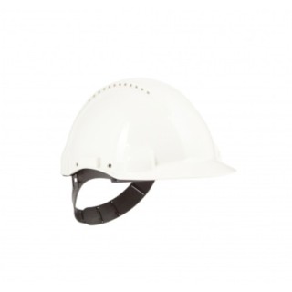 3m command casco protector de cabeza uvicator g3000cuvwpro1 blanco con disco sensor y pin de ajuste
