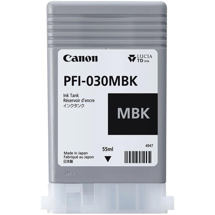 canon cartucho canon pfi - 030 negro mate ta - 20ta - 20 mfp l24eita - 30ta - 30 mfp l36ei