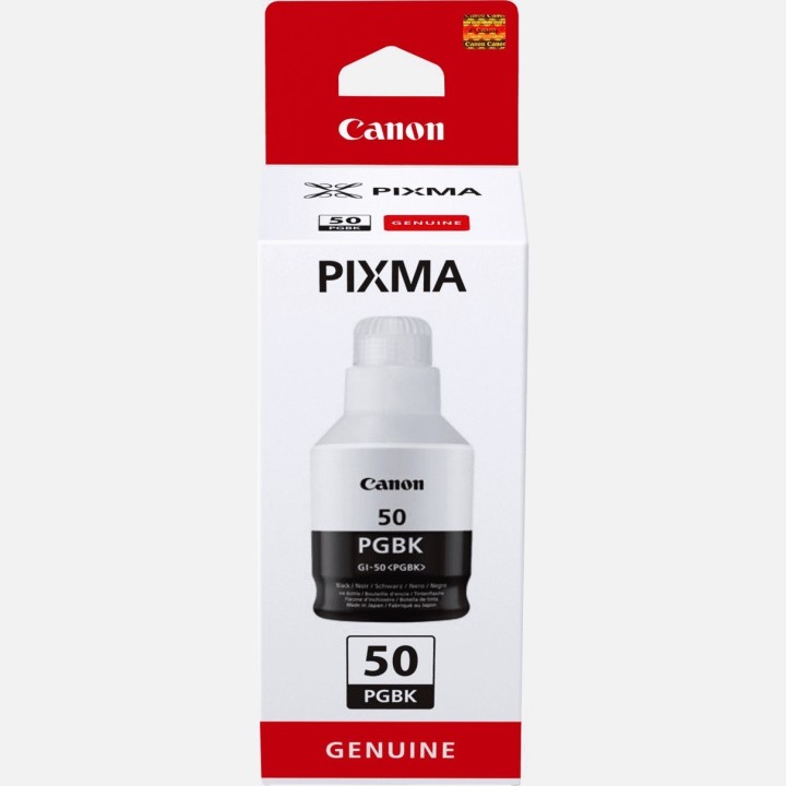 canon botella tinta canon gi - 50pgbk negro 135ml 6000 paginas