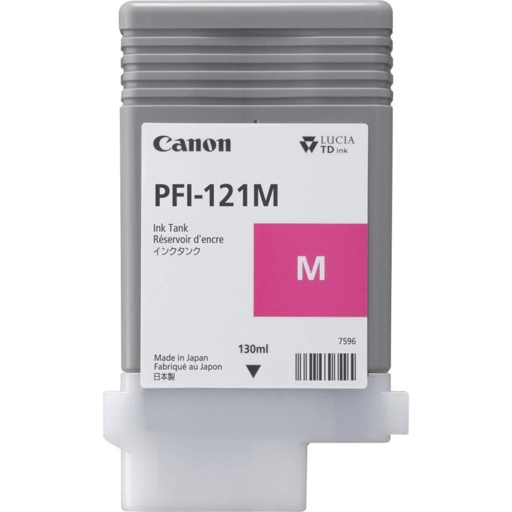 canon cartucho tinta canon pfi - 121m magenta