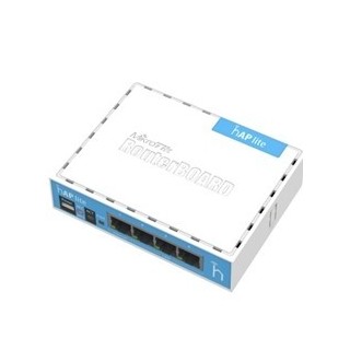 mikrotik mikrotik router board rb - 9412nd hap lite with 650mhz cpu 32mb ram 4xlan built - in 2.4ghz