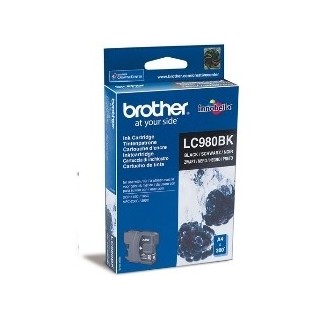 brother cartucho tinta brother lc980bk negro 300 paginas dcp - 165c -  dcp - 195c -  dcp - 375cw -