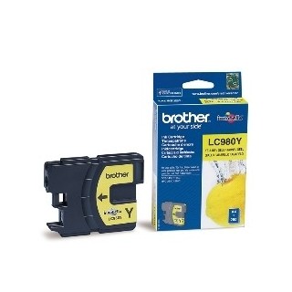 brother cartucho tinta brother lc980y amarillo 260 paginas dcp - 195c -  dcp - 375cw -  mfc - 250c -