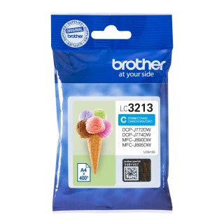 brother cartucho tinta brother lc3213c cian 400 paginas