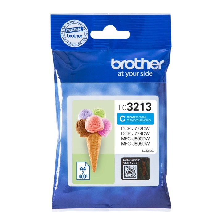brother cartucho tinta brother lc3213c cian 400 paginas