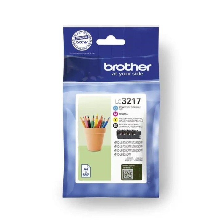 brother cartucho multipack lc3217val