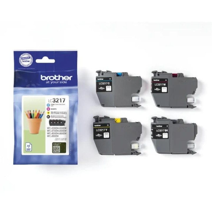 brother cartucho multipack lc3217val