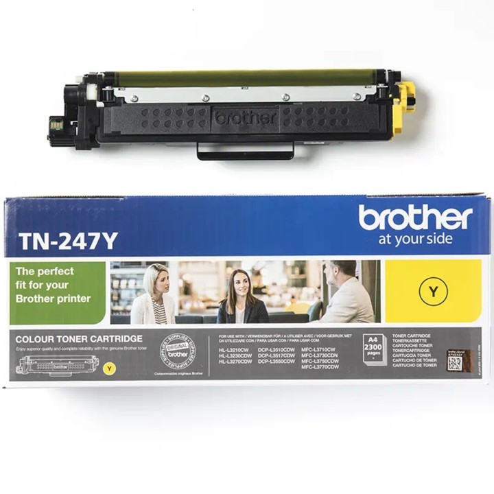 brother toner brother tn247y amarillo 2300 paginas
