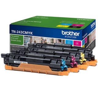 brother toner brother tn243cmyk negro - cian - magenta - amarillo 1000 paginas
