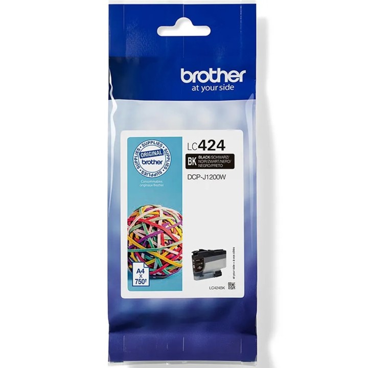 brother cartucho tinta brother lc424bk negro 750 paginas