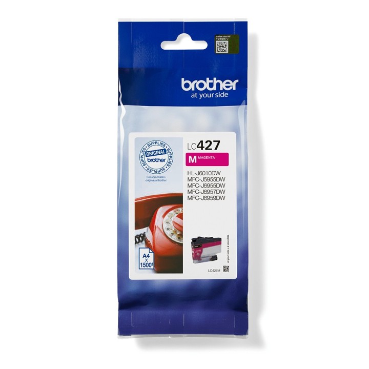brother cartucho tinta brother lc427m magenta 1500 paginas