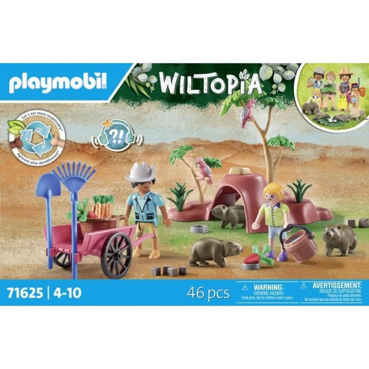 playmobil playmobil wiltopia -  refugio del tejon australiano