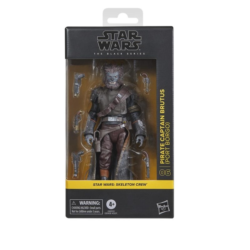hasbro figura hasbro star wars the black series pirate captain brutus (port borgo)