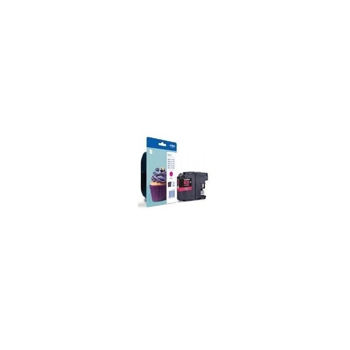 brother cartucho tinta brother lc123m magenta 600 paginas dcpj4110dw -  mfcj4410dw - mfcj4510dw - mf