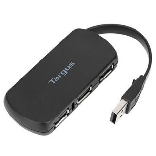 targus hub usb targus 4 puertos usb negro