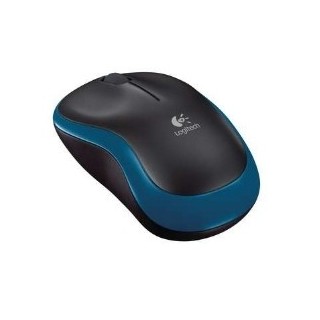logitech mouse raton logitech m185 optico wireless inalambrico azul 2.4ghz