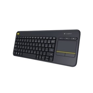 logitech teclado logitech k400 plus touch keyboard negro wireless inalambrico
