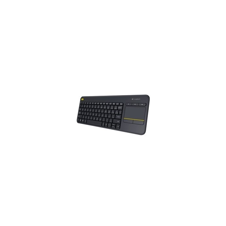 logitech teclado logitech k400 plus touch keyboard negro wireless inalambrico