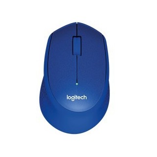 logitech mouse raton logitech m330 optico wireless inalambrico silent plus azul