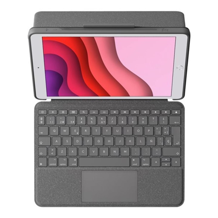 logitech funda logitec combo touch con teclado para apple 10.2pulgadas (7a y 8a generacion)