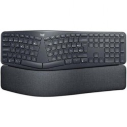 logitech teclado logitech ergo k860 ergonomico bluetooth & wireless grafito