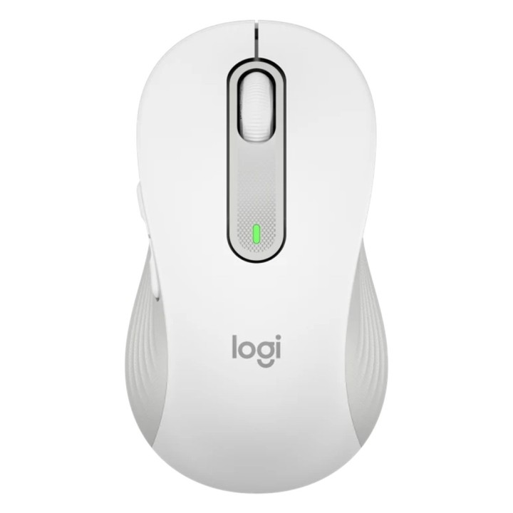 logitech mouse raton logitech m650 for business grande wireless inalambrico blanco crudo