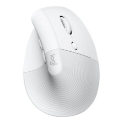logitech mouse raton vertical logitech lift para mac 6 botones 4000 dpi wireless inalambrico blanco
