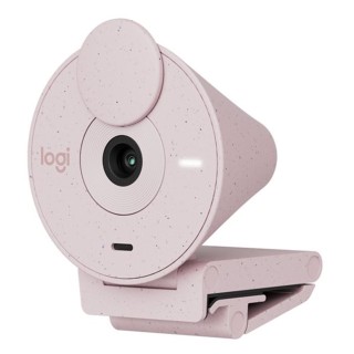 logitech webcam logitech brio 300 rosado full hd -  usb tipo c