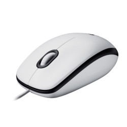 logitech mouse raton logitech m100 blanco usb