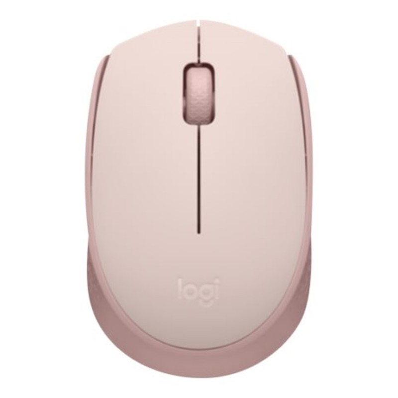 logitech mouse raton logitech m171 optico wireless inalambrico rosa