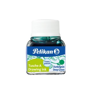 bote pelikan tinta china 523 10ml n7 verde osc