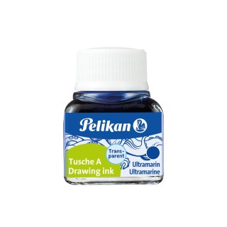 bote pelikan tinta china 523 10ml n9 azul ultra