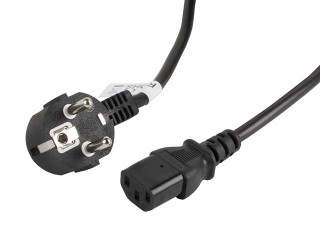 lanberg cable de alimentacion lanberg schuko cee 7 - 7 a iec320 c13 3m
