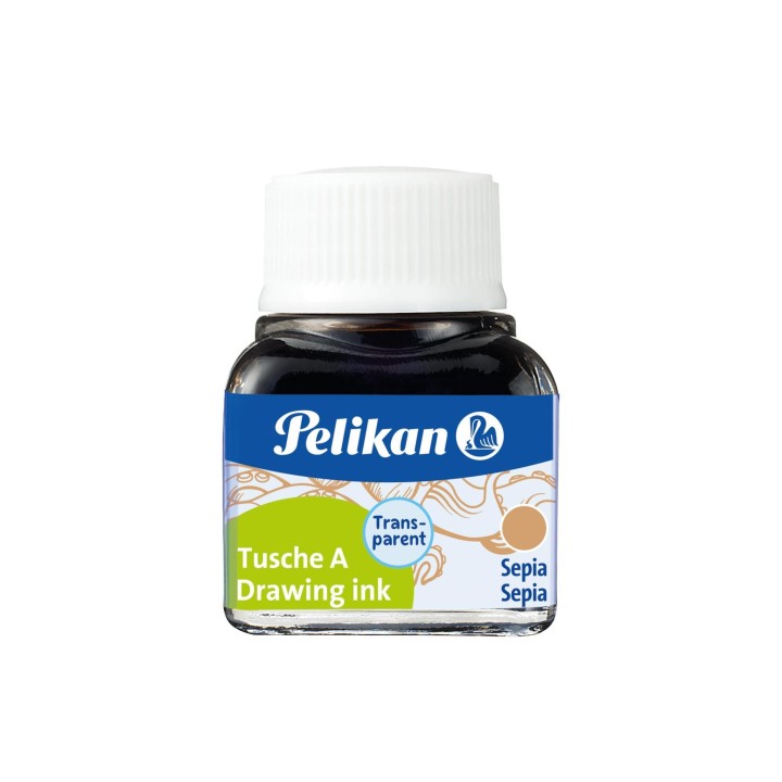 bote pelikan tinta china 523 10ml n15 sepia