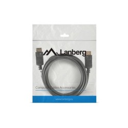 lanberg cable displayport lanberg macho macho 4k 3m negro