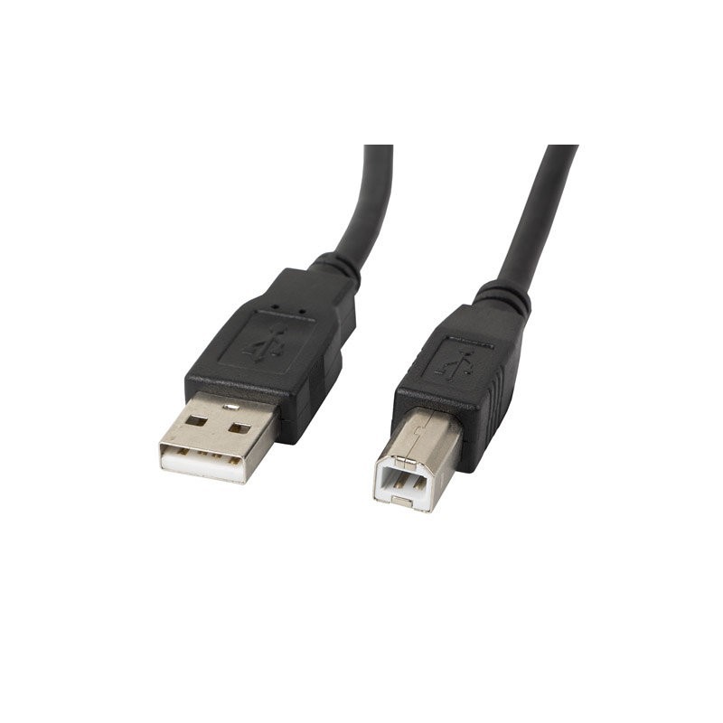 lanberg cable impresora lanberg usb a -  usb b macho - macho ferrita negro 3 m