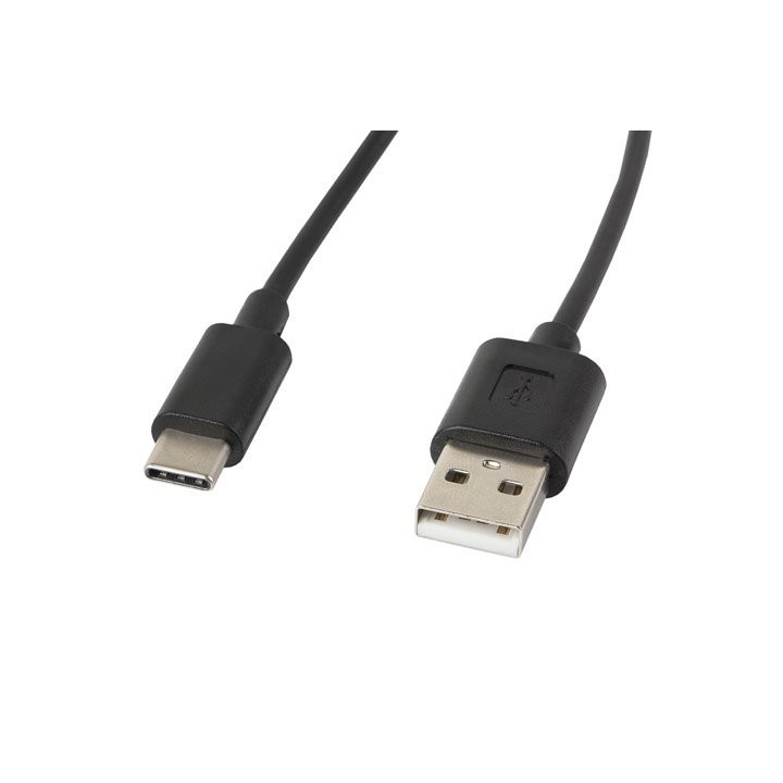 lanberg cable usb lanberg 2.0 macho -  usb tipo c macho 1.8m negro