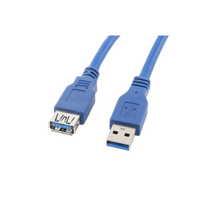 lanberg cable alargador lanberg usb 3.0 macho hembra 1.8m azul