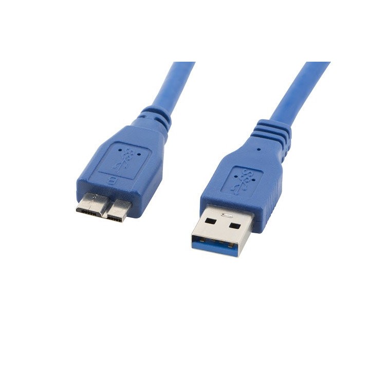 lanberg cable usb lanberg 3.0 macho - micro usb macho 0.5m azul