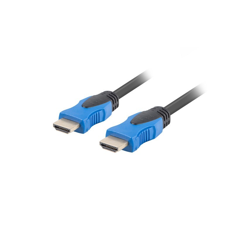 lanberg cable hdmi lanberg macho -  macho v2.0 cu 4k 1.8m negro