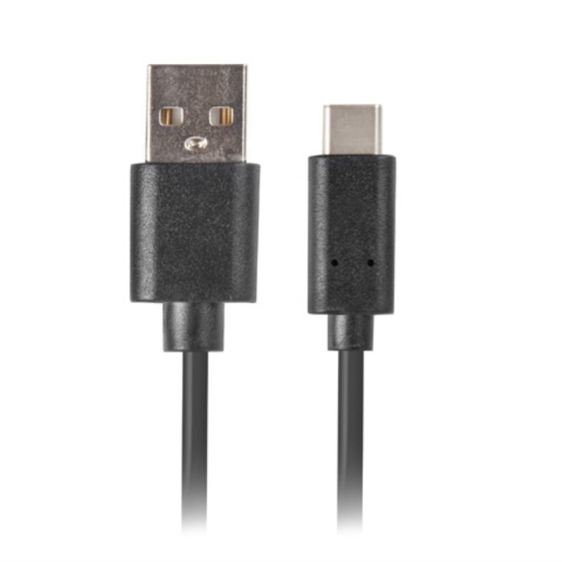 lanberg cable usb tipo c a usb 3.1 tipo a lanberg 1.8m - macho -  macho - negro