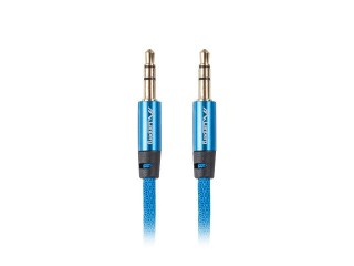 lanberg cable estereo lanberg jack 3.5mm macho - jack 3.5mm macho 1m azul