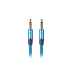 lanberg cable estereo lanberg jack 3.5mm macho - jack 3.5mm macho 1m azul