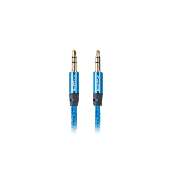 lanberg cable estereo lanberg jack 3.5mm macho - jack 3.5mm macho 1m azul