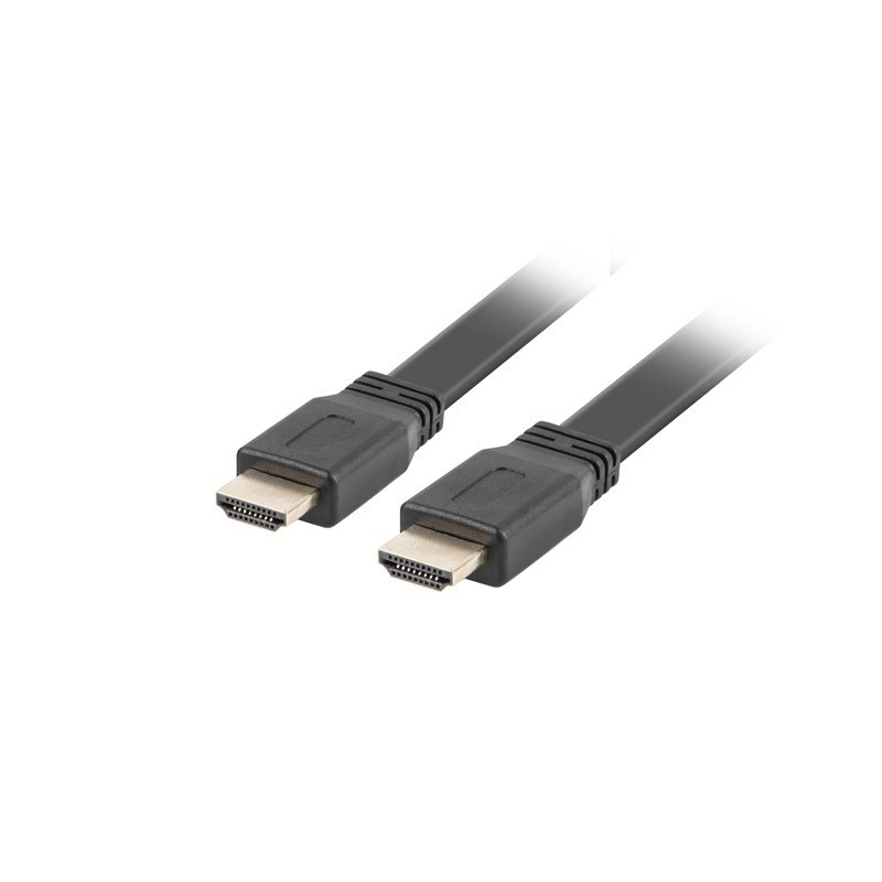 lanberg cable hdmi lanberg macho - macho v2.0 4k plano 5m negro