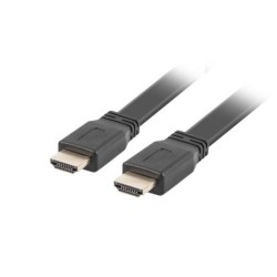 lanberg cable hdmi lanberg macho - macho v2.0 4k plano 5m negro